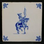 Cavalrymen Antique Dutch Tiles