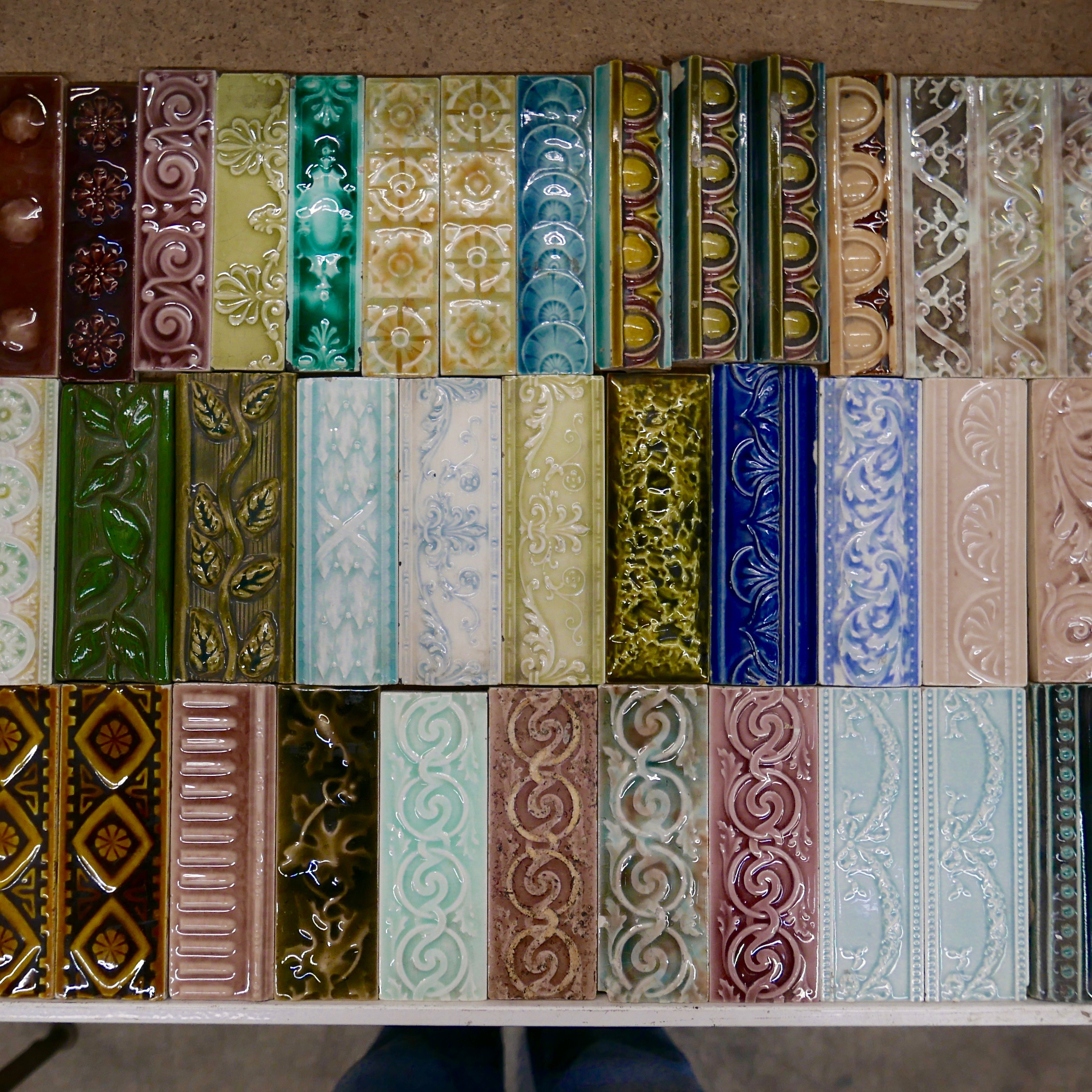 Victorian Border Tiles - Wells Tile & Antiques | On-line resource and