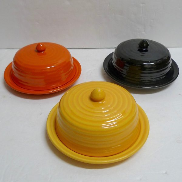 Bauer Covered Butter Dishes