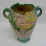 Roseville Poppy Vase