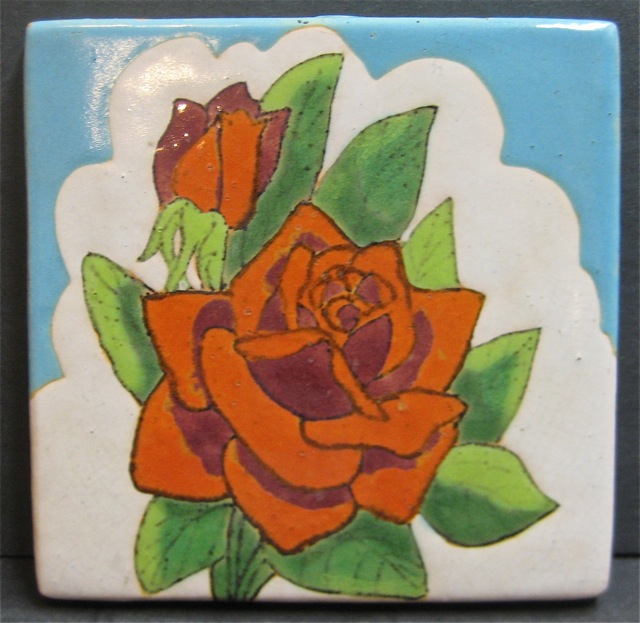 San Jose Rose Tile - Wells Tile & Antiques | On-line resource and ...