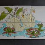 Vintage Swan Panel