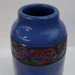 Cal Faience Tall Vase with Cuenca Band