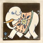 Flint Elephant Tile